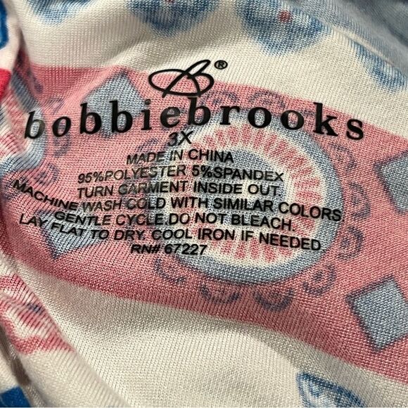 Bobbie Brooks elephant print plus size sleeveless swing stretchy dress size 3X - Picture 8 of 11